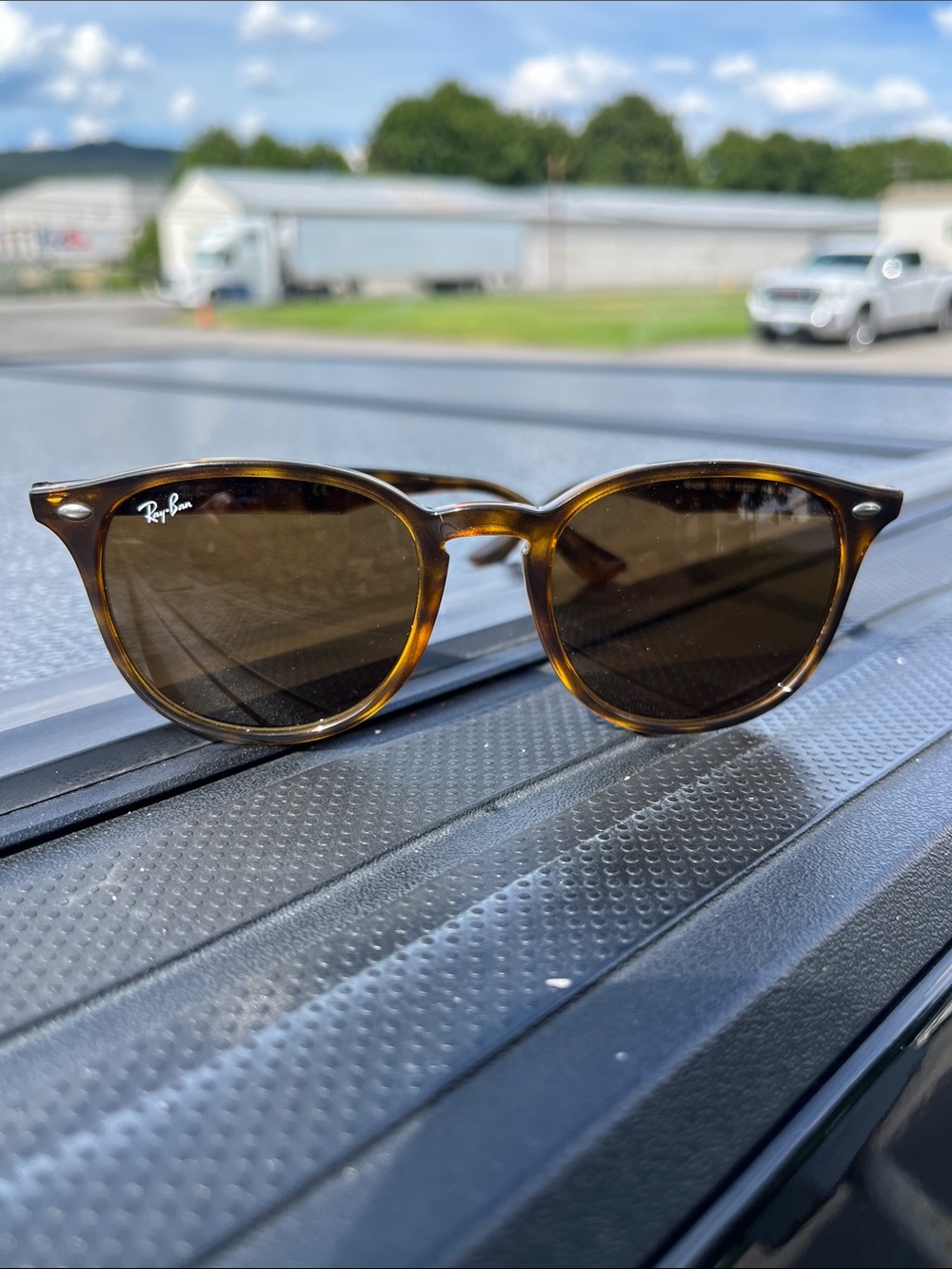 Ray-Ban 4259 Tortoiseshell Frame Sunglasses with Brown Lenses